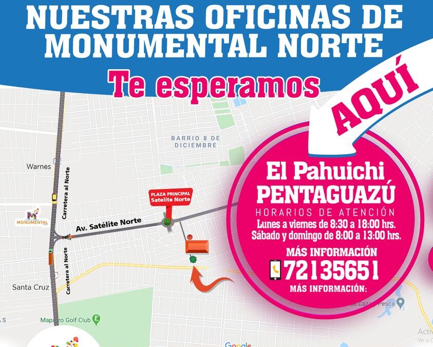 Trasladamos temporalmente las oficinas de Monumental Norte hasta realizar la construcción de nuestras Oficinas Administrativas